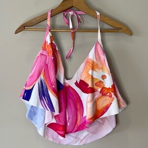 Like-New Halter Top Bikini Top, Mynah Size XL